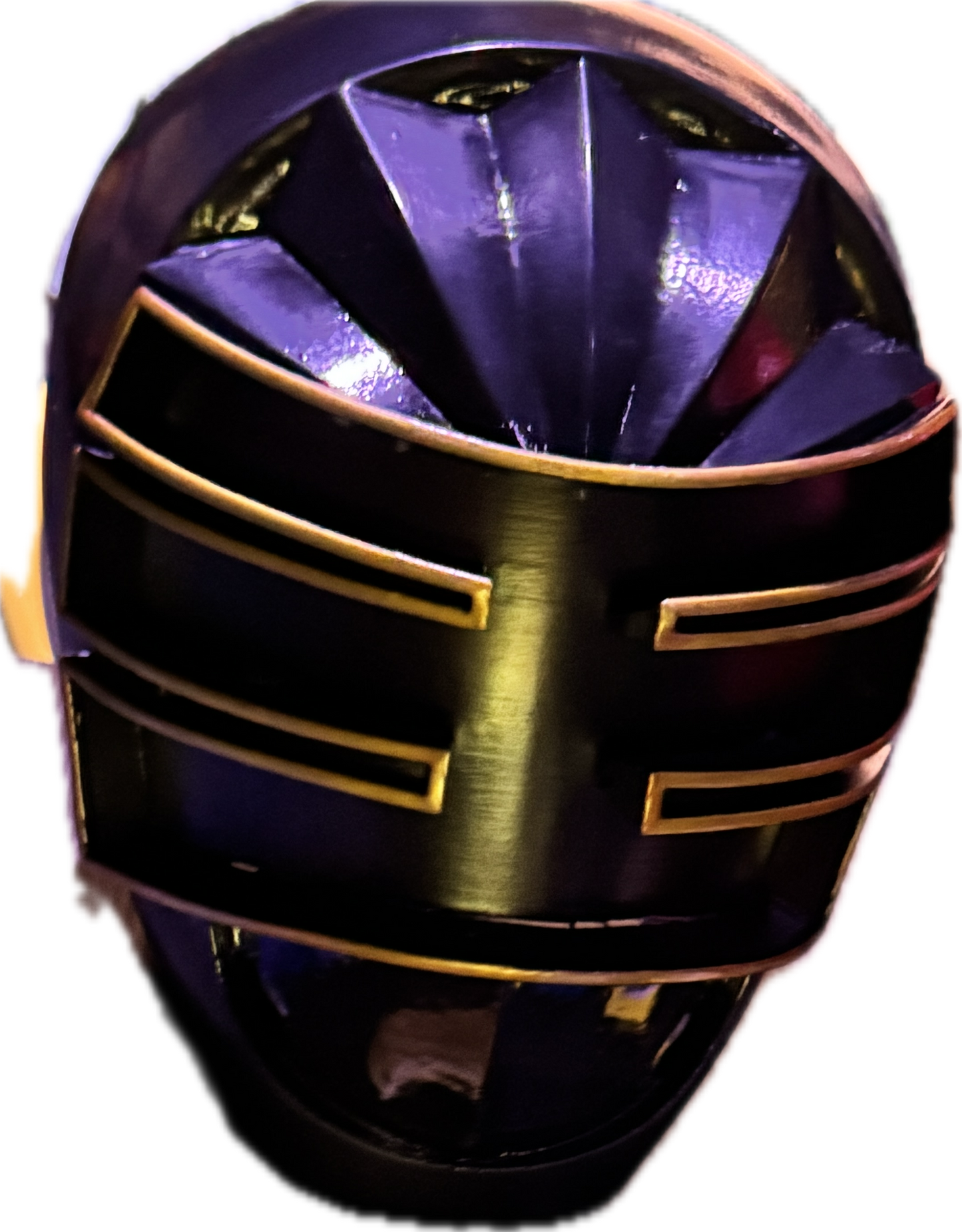 Gold Zeo Ranger Inspired Helmet