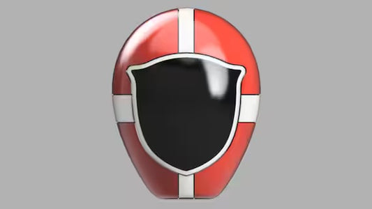 Lightspeed Rescue Inspired Red Ranger Helmet