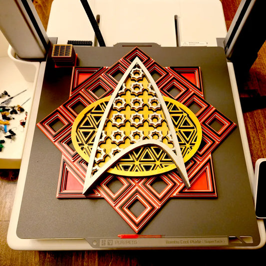 Star Trek Mosaic Wall Art