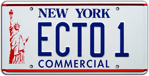 Ecto-1 Custom License Plate