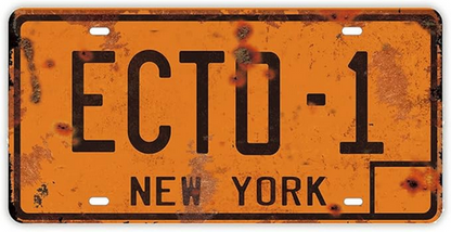 Ecto-1 Custom License Plate